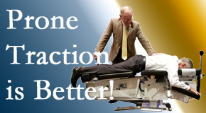 Concord, NC spinal traction applied lying face down – prone – is best according to the latest research. Visit Pure Chiropractic.