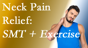 Pure Chiropractic offers a pain-relieving treatment plan for neck pain that includes exercise and spinal manipulation with Cox Technic.