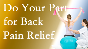 Pure Chiropractic calls on back pain sufferers to participate in their own back pain relief recovery. 