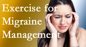 Pure Chiropractic includes exercise into the chiropractic treatment plan for migraine relief.