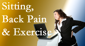 Pure Chiropractic urges less sitting and more exercising to combat back pain and other pain issues.