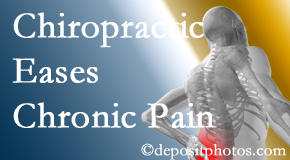 Concord, NC chronic pain cared for with chiropractic may improve pain, reduce opioid use, and improve life.