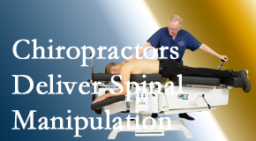 Pure Chiropractic uses spinal manipulation daily as a representative of the chiropractic profession which is recognized as being the profession of spinal manipulation practitioners.