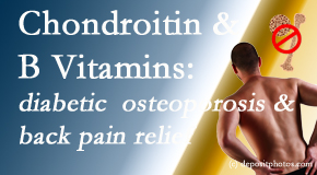 Pure Chiropractic shares nutritional advice for back pain relief that includes chondroitin sulfate and B vitamins. 