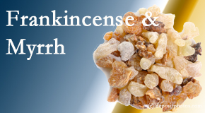 frankincense and myrrh picture for Concord, NC anti-inflammatory, anti-tumor, antioxidant effects