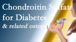 Pure Chiropractic shares new info on the benefits of chondroitin sulfate for diabetes management of its inflammatory and osteoporotic aspects.