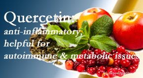 Pure Chiropractic explains the benefits of quercetin for autoimmune, metabolic, and inflammatory diseases. 