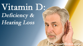 Pure Chiropractic presents recent research about low vitamin D levels and hearing loss. 