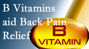 Pure Chiropractic may include B vitamins in the Concord, NC chiropractic treatment plan of back pain sufferers. 