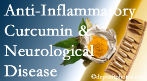 Pure Chiropractic introduces recent findings on the benefit of curcumin on inflammation reduction and even neurological disease containment.