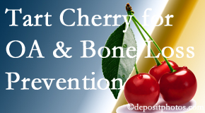 Pure Chiropractic shares that tart cherries may enhance bone health and prevent osteoarthritis.