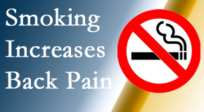 Pure Chiropractic explains that smoking heightens the pain experience especially spine pain and headache.