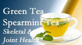 Pure Chiropractic presents the benefits of green tea on skeletal health, a bonus for our Concord, NC chiropractic patients.