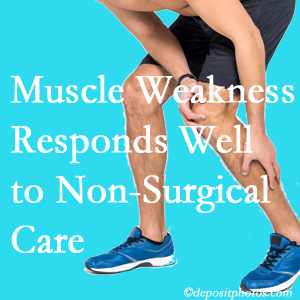  Concord, NC chiropractic non-surgical care manytimes improves muscle weakness in back and leg pain patients.