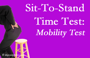 Concord, NC chiropractic patients are encouraged to check their mobility via the sit-to-stand test…and increase mobility by doing it!