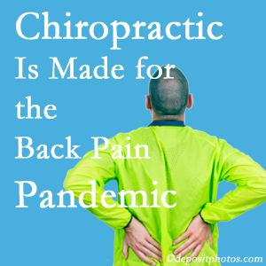 Concord, NC chiropractic care at Pure Chiropractic is prepared for the pandemic of low back pain. 