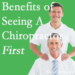 Getting Concord, NC chiropractic care at Pure Chiropractic first may lessen the odds of back surgery need and depression.