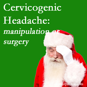 The Concord, NC chiropractic manipulation and mobilization show benefit for relieving cervicogenic headache as an option to surgery for its relief.