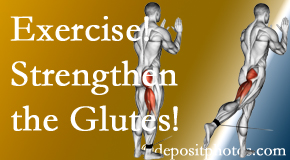 Concord, NC chiropractic care at Pure Chiropractic incorporates exercise to strengthen glutes.