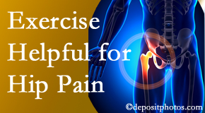 Pure Chiropractic may recommend exercise for hip pain relief along with other chiropractic care options.