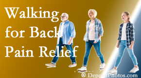 Pure Chiropractic often recommends walking for Concord, NC back pain sufferers.