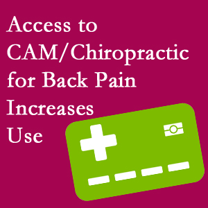 Concord, NC chiropractic patient population expands when access to chiropractic coverage expands via insurance coverage.