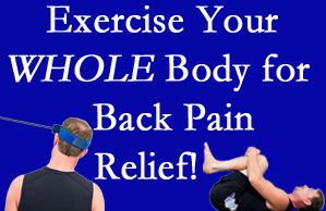 Concord, NC chiropractic care includes exercise to help enhance back pain relief at Pure Chiropractic.