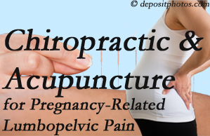 Concord, NC chiropractic and acupuncture may help pregnancy-related back pain and lumbopelvic pain.