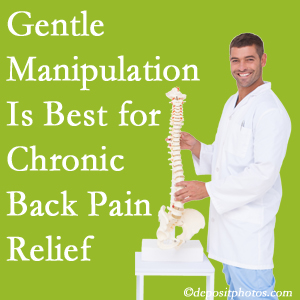 Gentle Concord, NC chiropractic treatment of chronic low back pain is superior. 