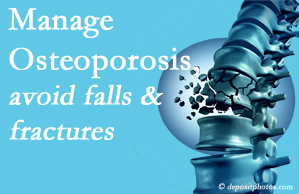 Pure Chiropractic presents information on the benefit of managing osteoporosis to avoid falls and fractures as well tips on how to do that.