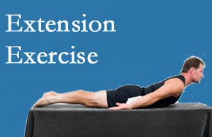 Pure Chiropractic recommends extensor strengthening exercises when back pain patients are ready for them.