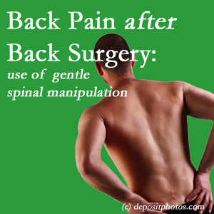 image of a Concord, NC spinal manipulation for back pain after back surgery