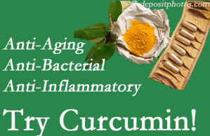 Pain-relieving curcumin may be a good addition to the Concord, NC chiropractic treatment plan. 