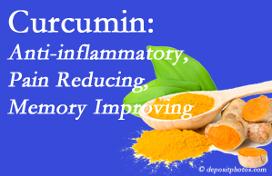 Concord, NC chiropractic nutrition integration is important, especially when curcumin is shown to be an anti-inflammatory benefit.