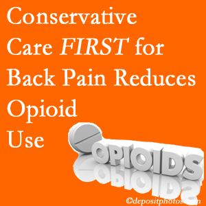 Pure Chiropractic provides chiropractic treatment as an option to opioids for back pain relief.