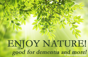 Pure Chiropractic encourages our chiropractic patients to enjoy some time in nature! Interacting with nature is good for young and old alike, inspires independence, pleasure, and for dementia sufferers quite possibly even memory-triggering.